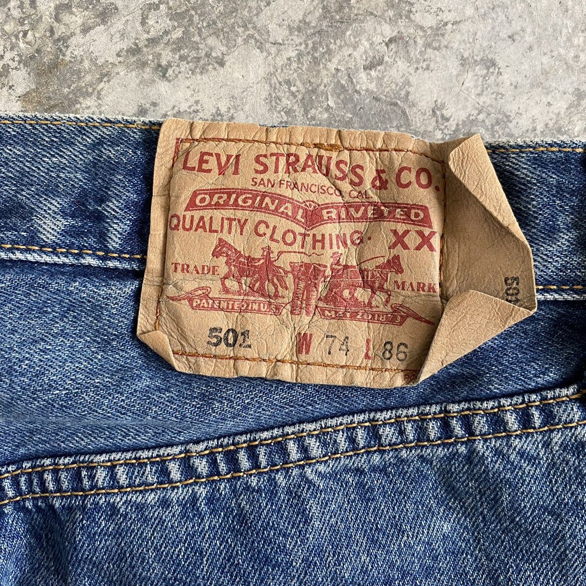 LVC × Levi's × Vintage Size 30x30.5 Levi's 501 Stonewashed Blue Denim Jeans Size US 30 / EU 46 - 20 Thumbnail
