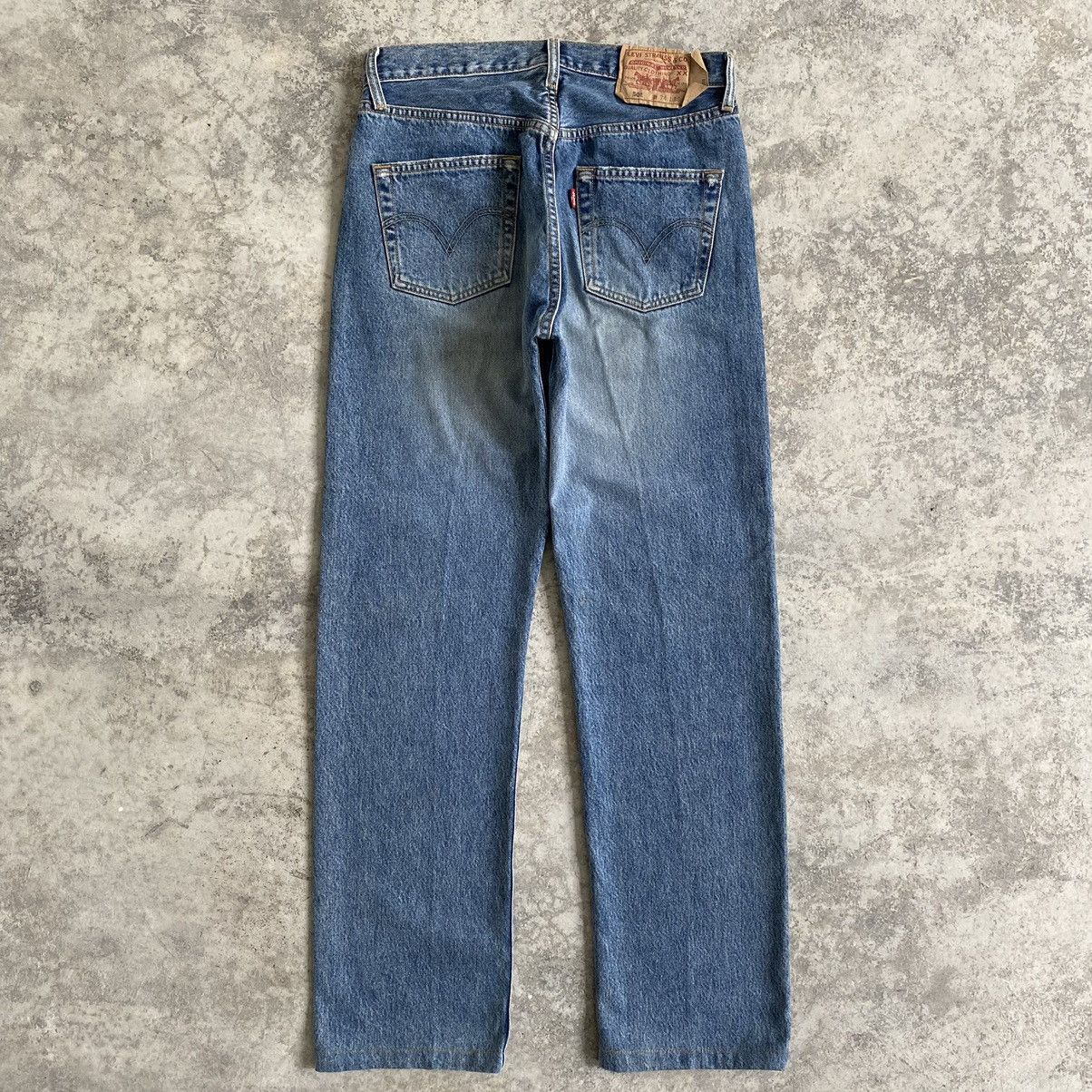 LVC × Levi's × Vintage Size 30x30.5 Levi's 501 Stonewashed Blue Denim Jeans Size US 30 / EU 46 - 3 Thumbnail