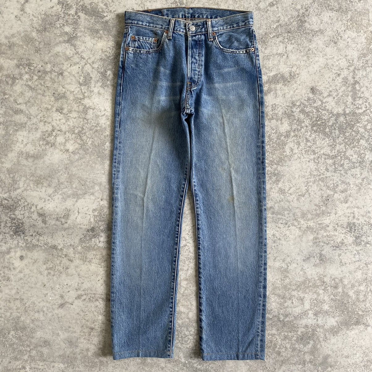 LVC × Levi's × Vintage Size 30x30.5 Levi's 501 Stonewashed Blue Denim Jeans Size US 30 / EU 46 - 1 Thumbnail