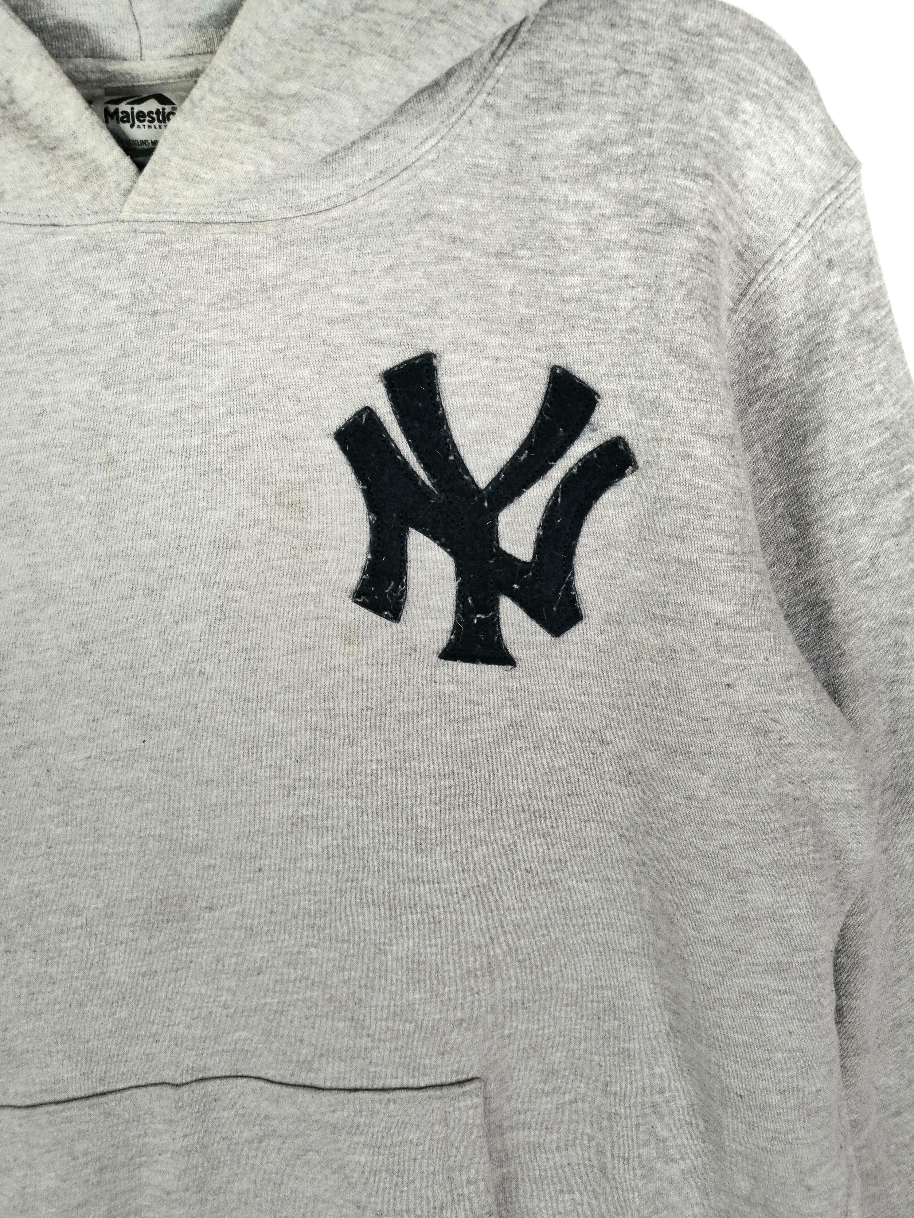 MLB × Majestic × New York Yankees New York NY Majestic Authentic Gray Colour Hoodie Size US XL / EU 56 / 4 - 2 Thumbnail