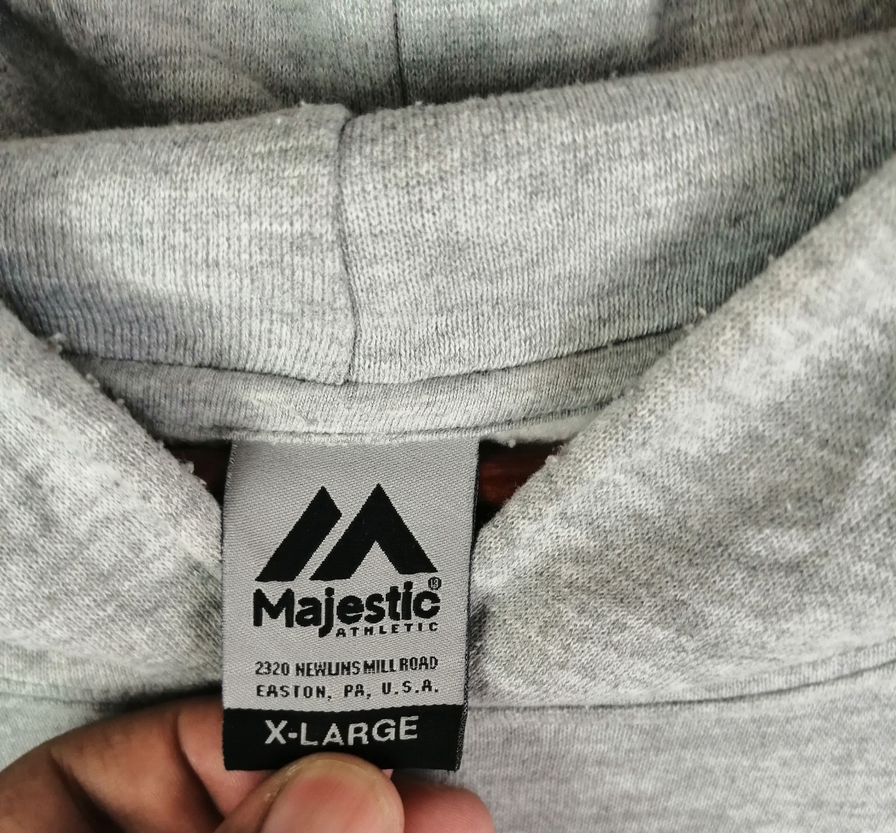 MLB × Majestic × New York Yankees New York NY Majestic Authentic Gray Colour Hoodie Size US XL / EU 56 / 4 - 4 Thumbnail