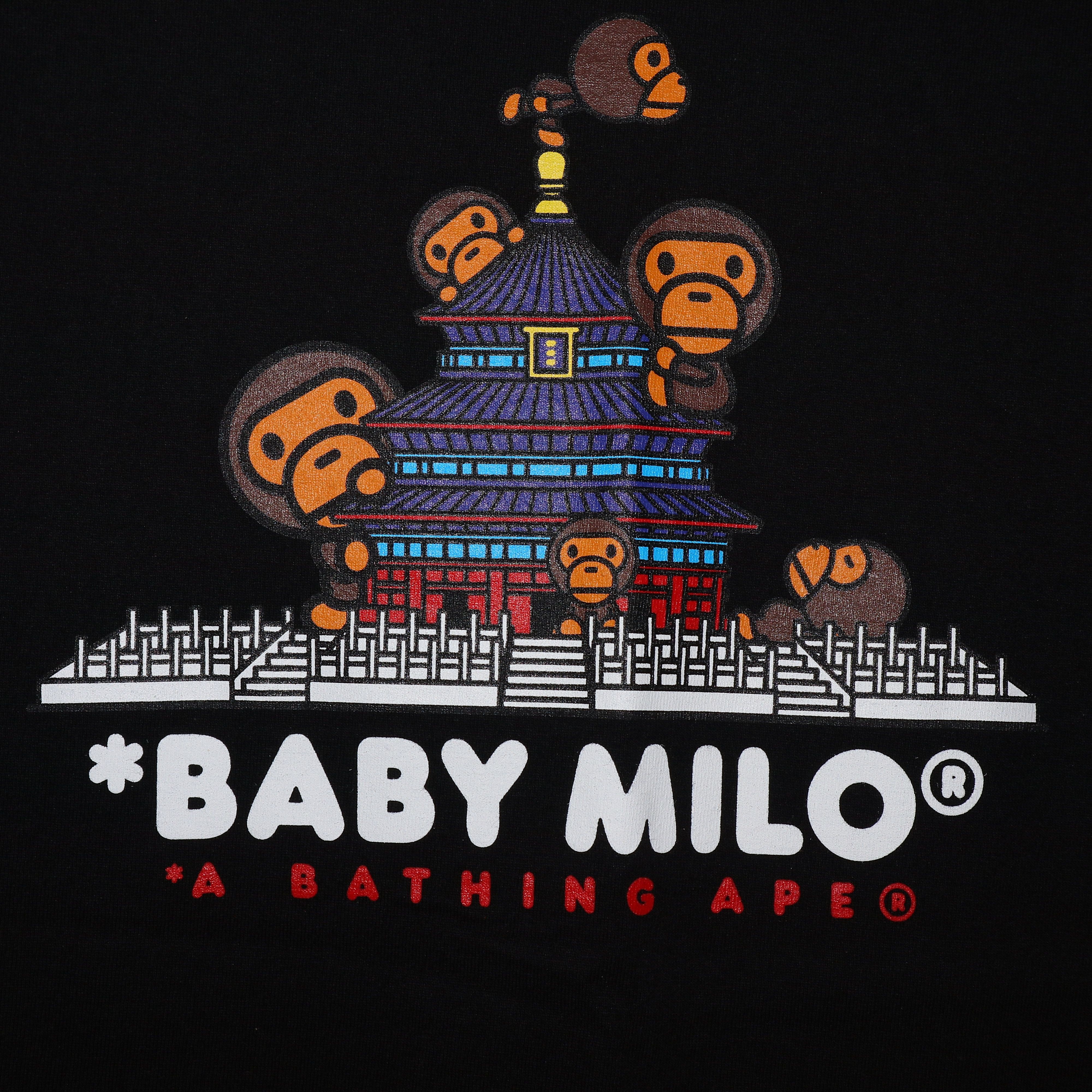 Bape Bape China 6th Anniversary Baby Milo Temple of Heaven Tee Size US M / EU 48-50 / 2 - 2 Thumbnail