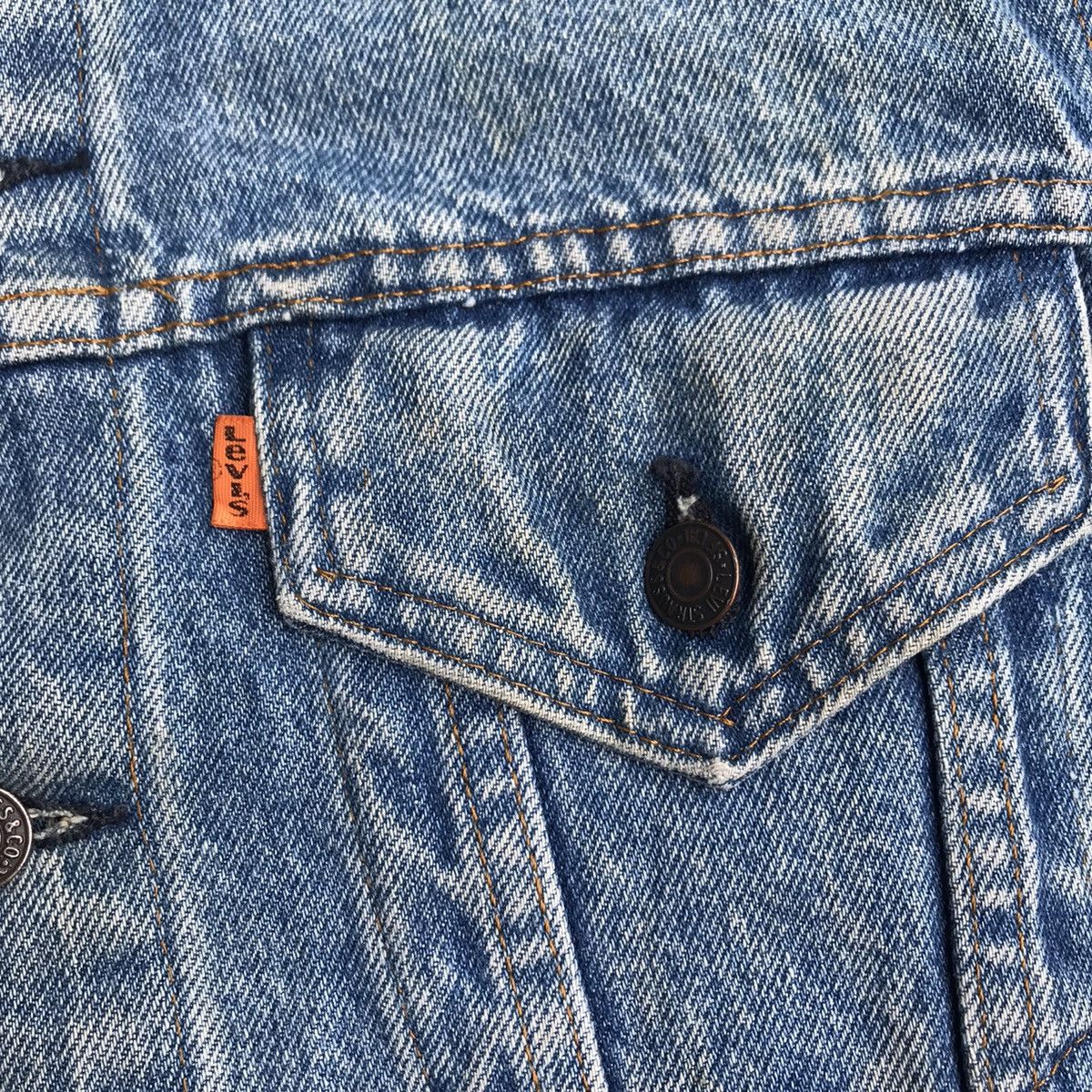 Levi's 80s Levis Denim Trucker Jacket Distressed Size US M / EU 48-50 / 2 - 7 Thumbnail