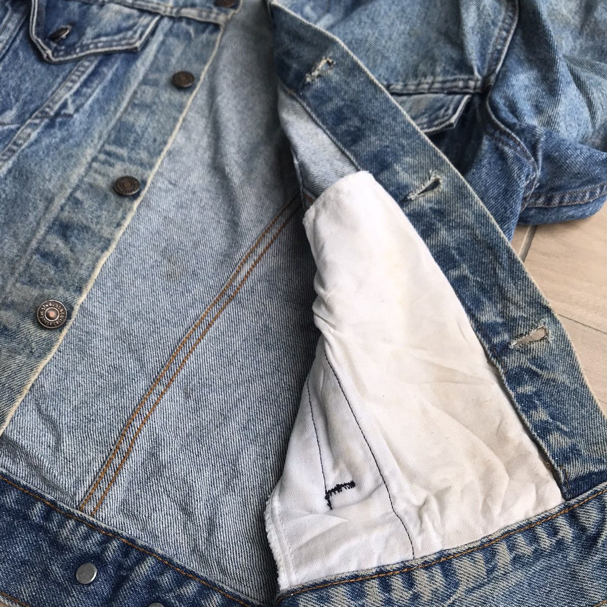 Levi's 80s Levis Denim Trucker Jacket Distressed Size US M / EU 48-50 / 2 - 10 Thumbnail