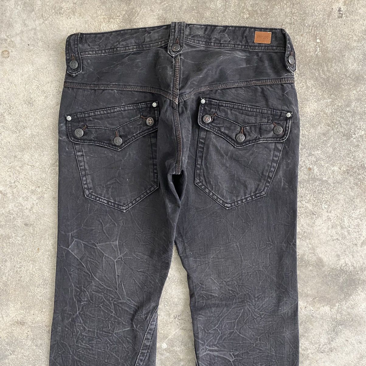 Japanese Brand Japanese Brand Nicole Club Spiral Cut Flared Denim Jeans Size US 31 - 13 Thumbnail