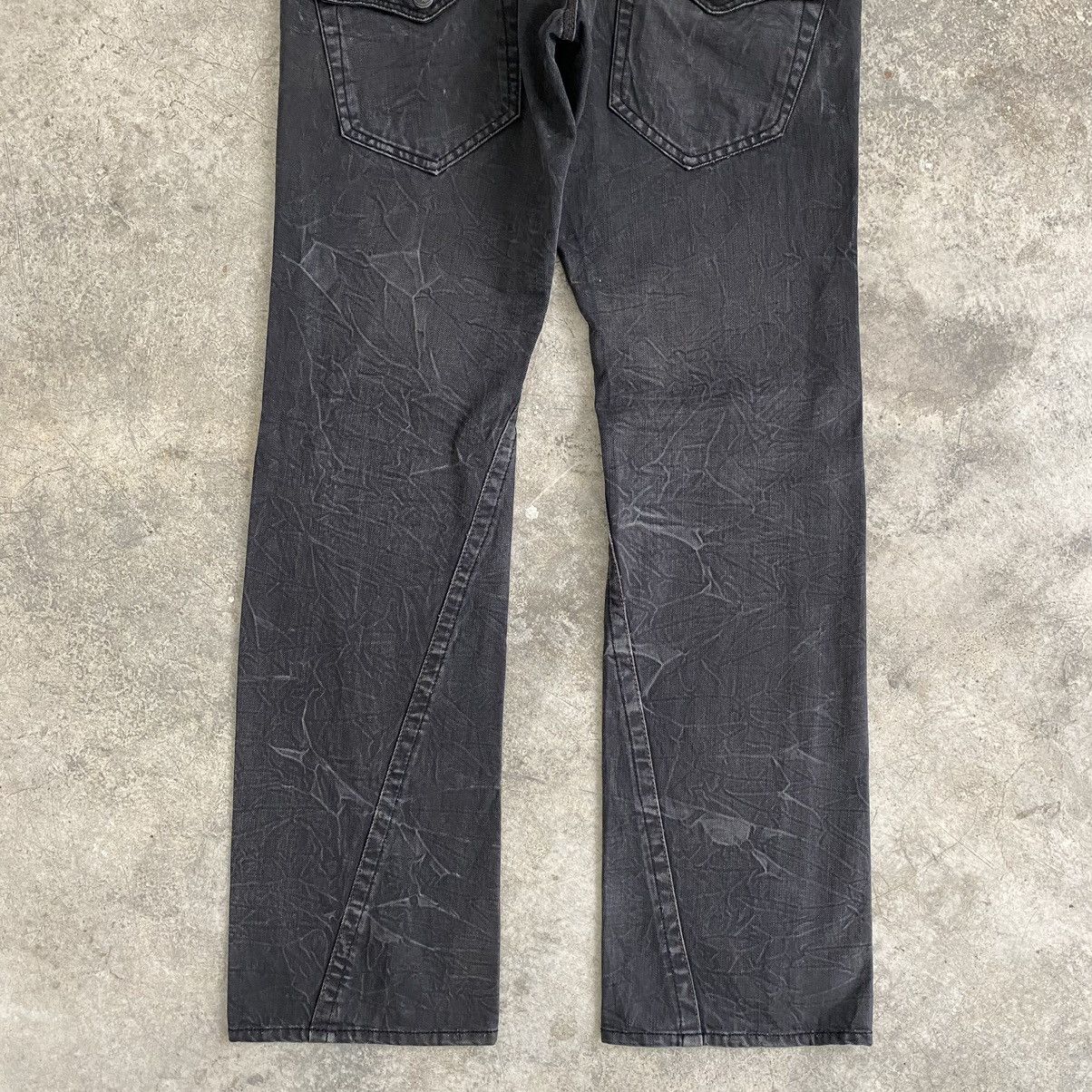 Japanese Brand Japanese Brand Nicole Club Spiral Cut Flared Denim Jeans Size US 31 - 14 Thumbnail