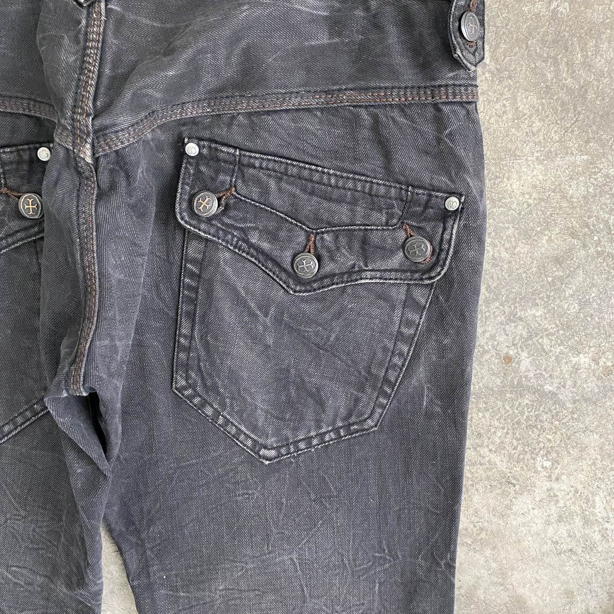 Japanese Brand Japanese Brand Nicole Club Spiral Cut Flared Denim Jeans Size US 31 - 17 Thumbnail