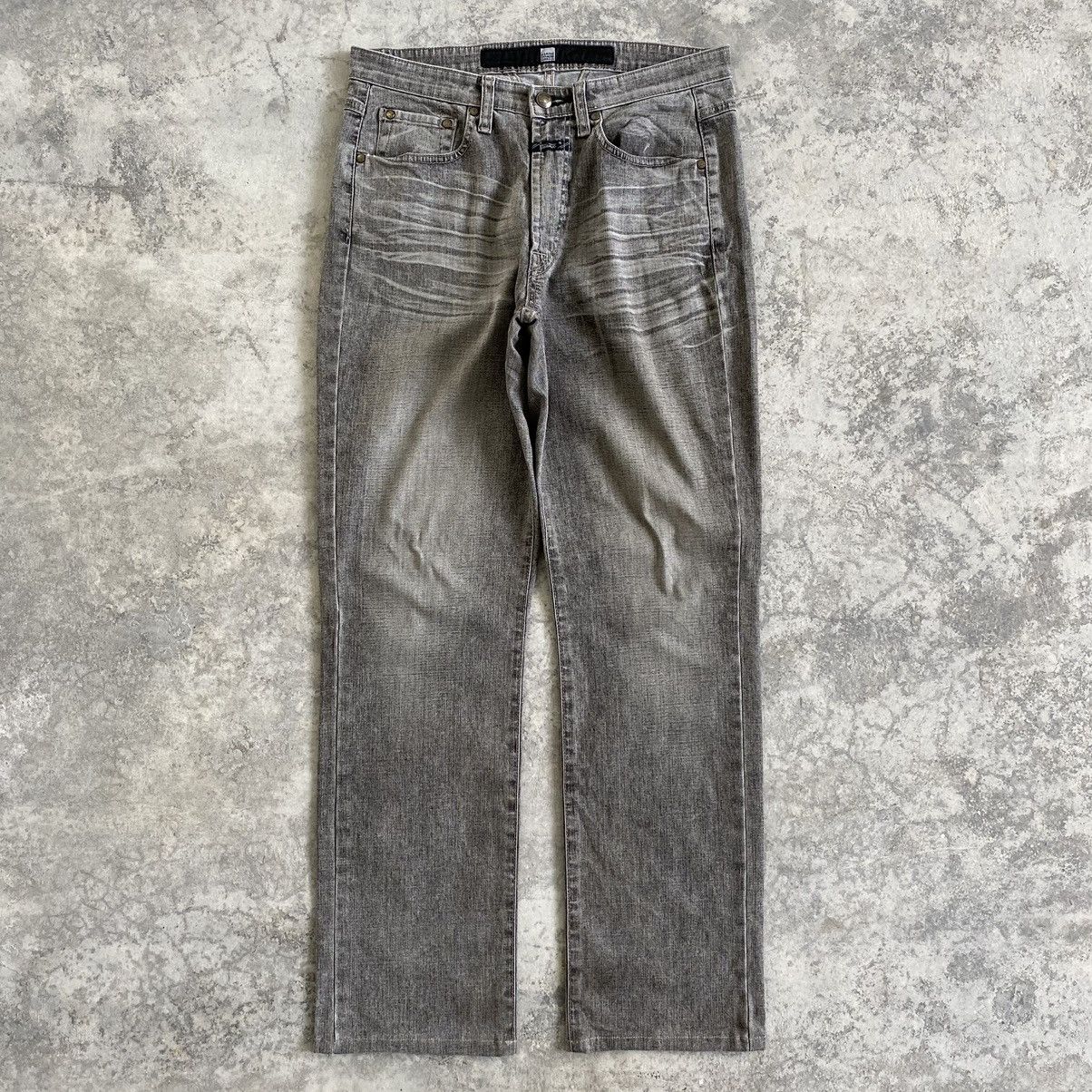 Marithe + Francois Girbaud Vintage Marithe François Washed Grey Denim Jeans Size US 29 - 1 Thumbnail