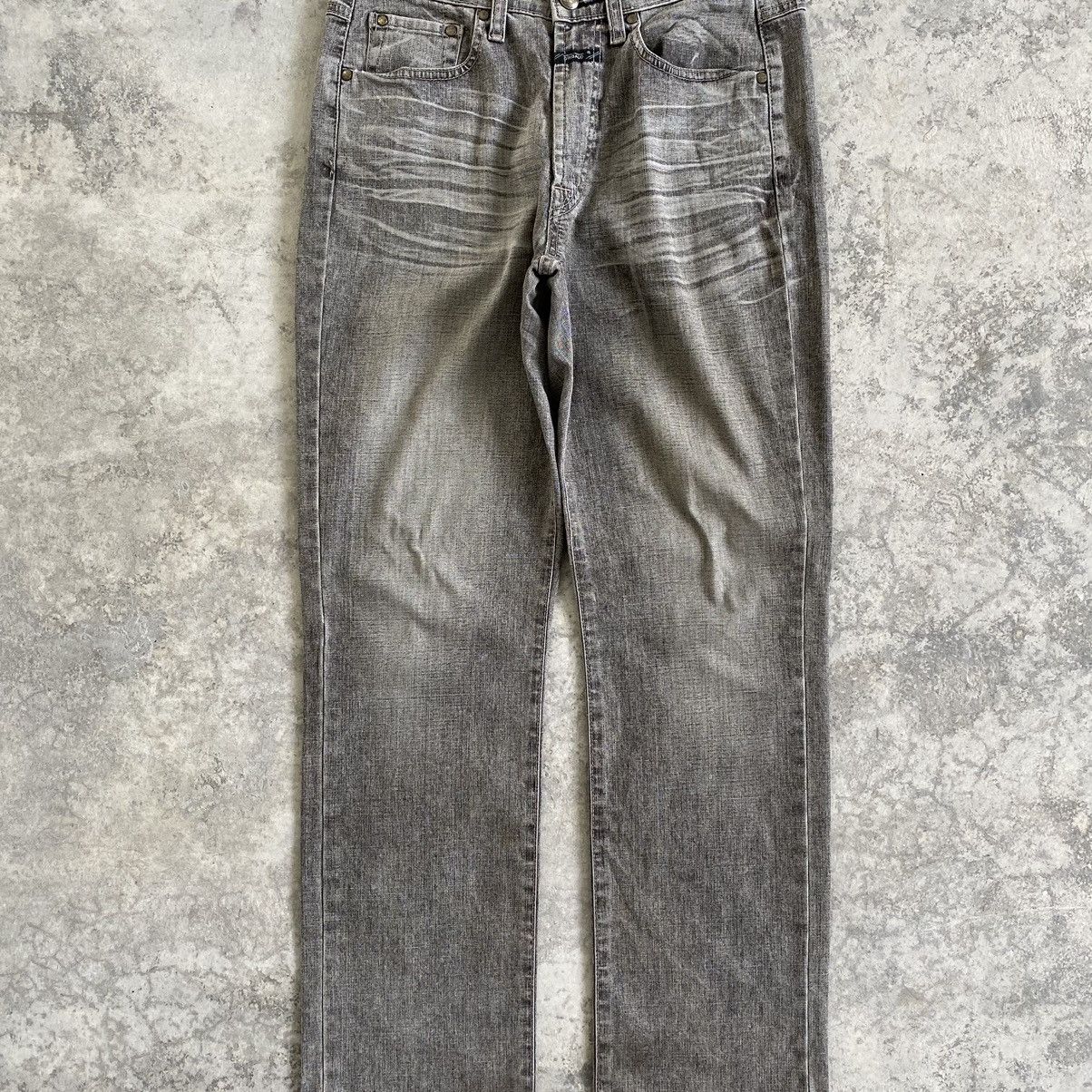 Marithe + Francois Girbaud Vintage Marithe François Washed Grey Denim Jeans Size US 29 - 4 Thumbnail