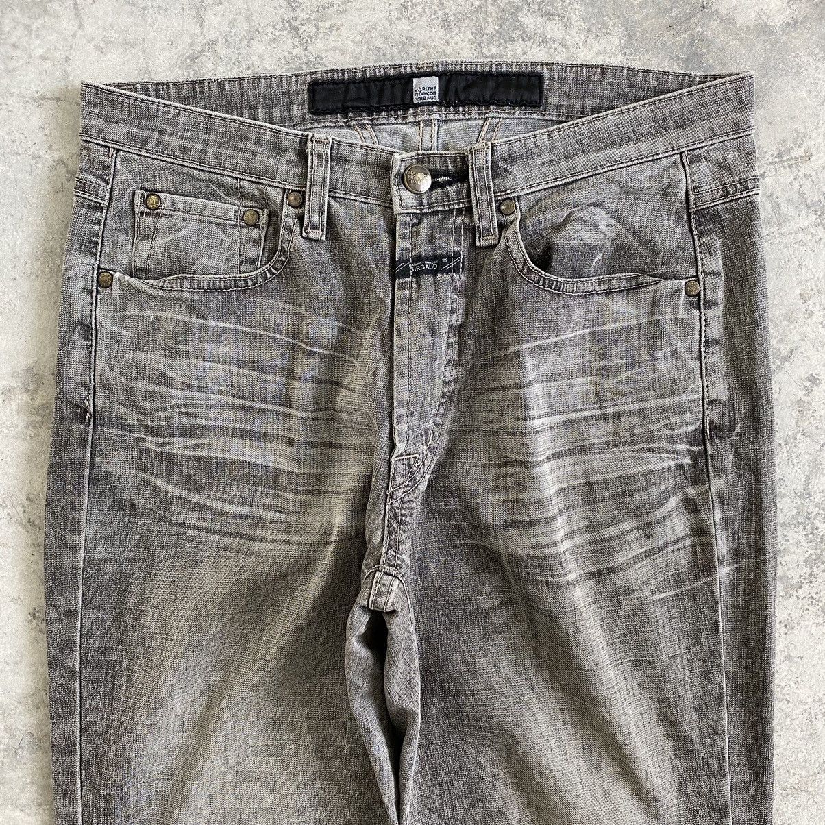 Marithe + Francois Girbaud Vintage Marithe François Washed Grey Denim Jeans Size US 29 - 5 Thumbnail