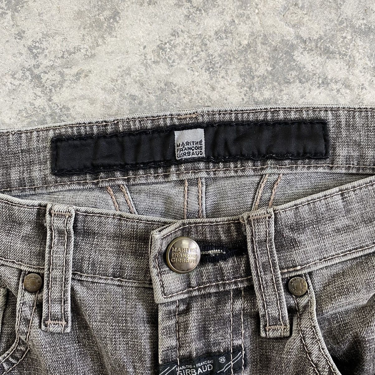 Marithe + Francois Girbaud Vintage Marithe François Washed Grey Denim Jeans Size US 29 - 13 Thumbnail