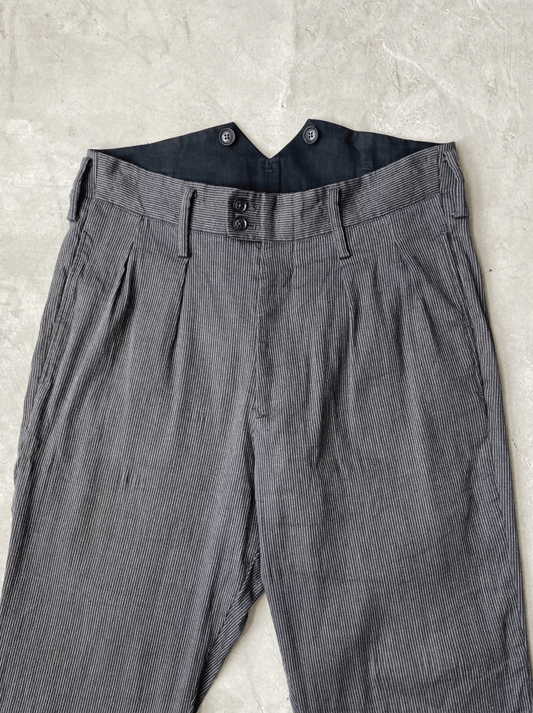 Yohji Yamamoto SS/11 Yohji Yamamoto Pour Homme High Waisted Trousers Size US 32 / EU 48 - 3 Thumbnail