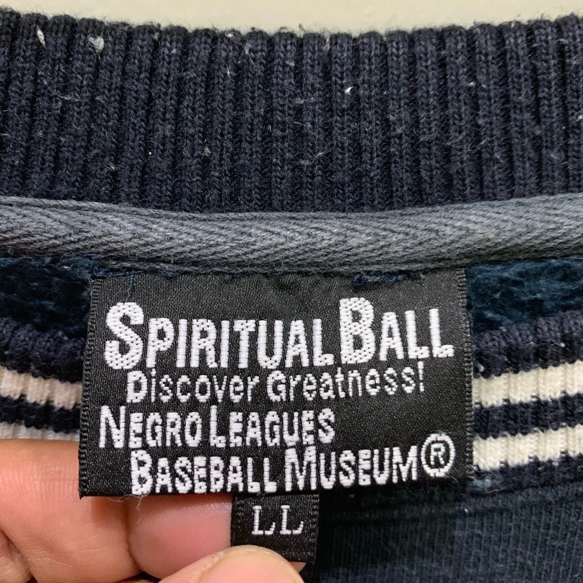 Authentic Negro Leagues × Vintage NEGRO LEAGUES BASEBALL MUSEUM Sweatshirts Size LL Fits XL Size US XL / EU 56 / 4 - 7 Thumbnail