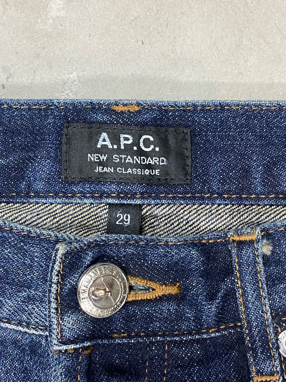 A.P.C. A.P.C. Dark Wash W/ Raw Hems Denims Size US 30 / EU 46 - 7 Thumbnail