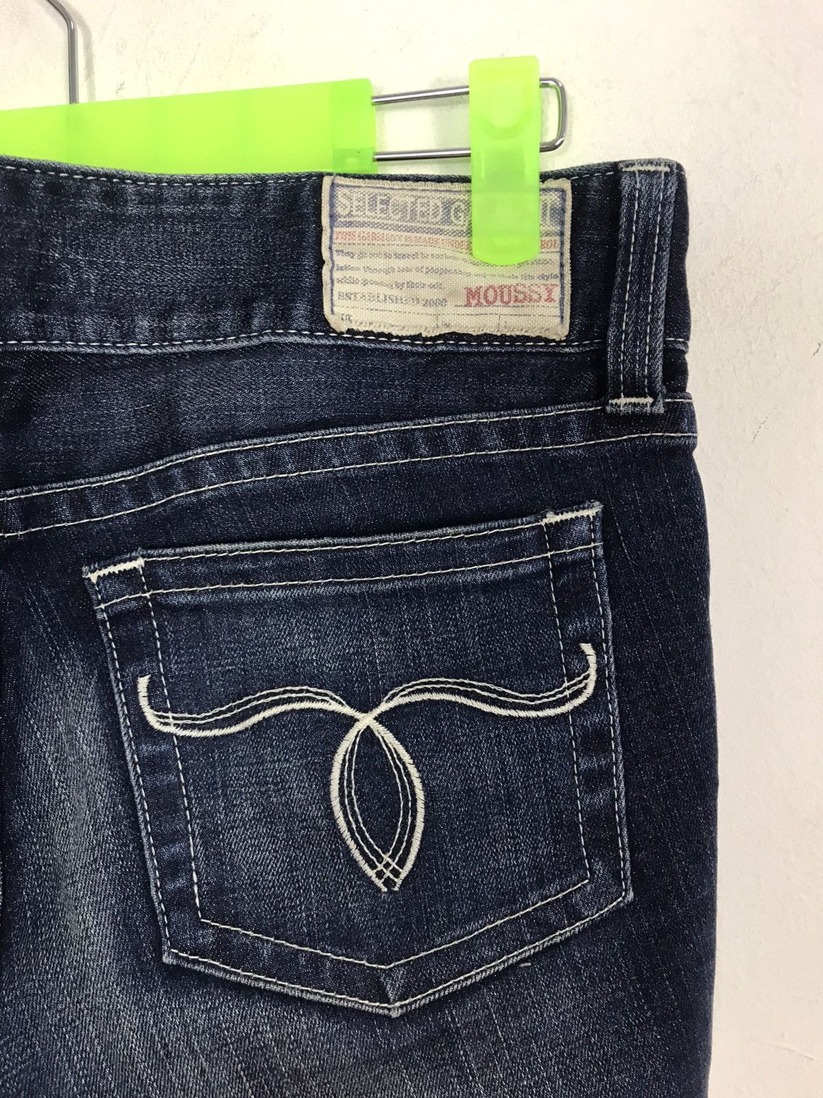 Japanese Brand × Vintage Moussy Selected Garment Skinny Cut Size Waist 32 33 Size US 32 / EU 48 - 5 Thumbnail