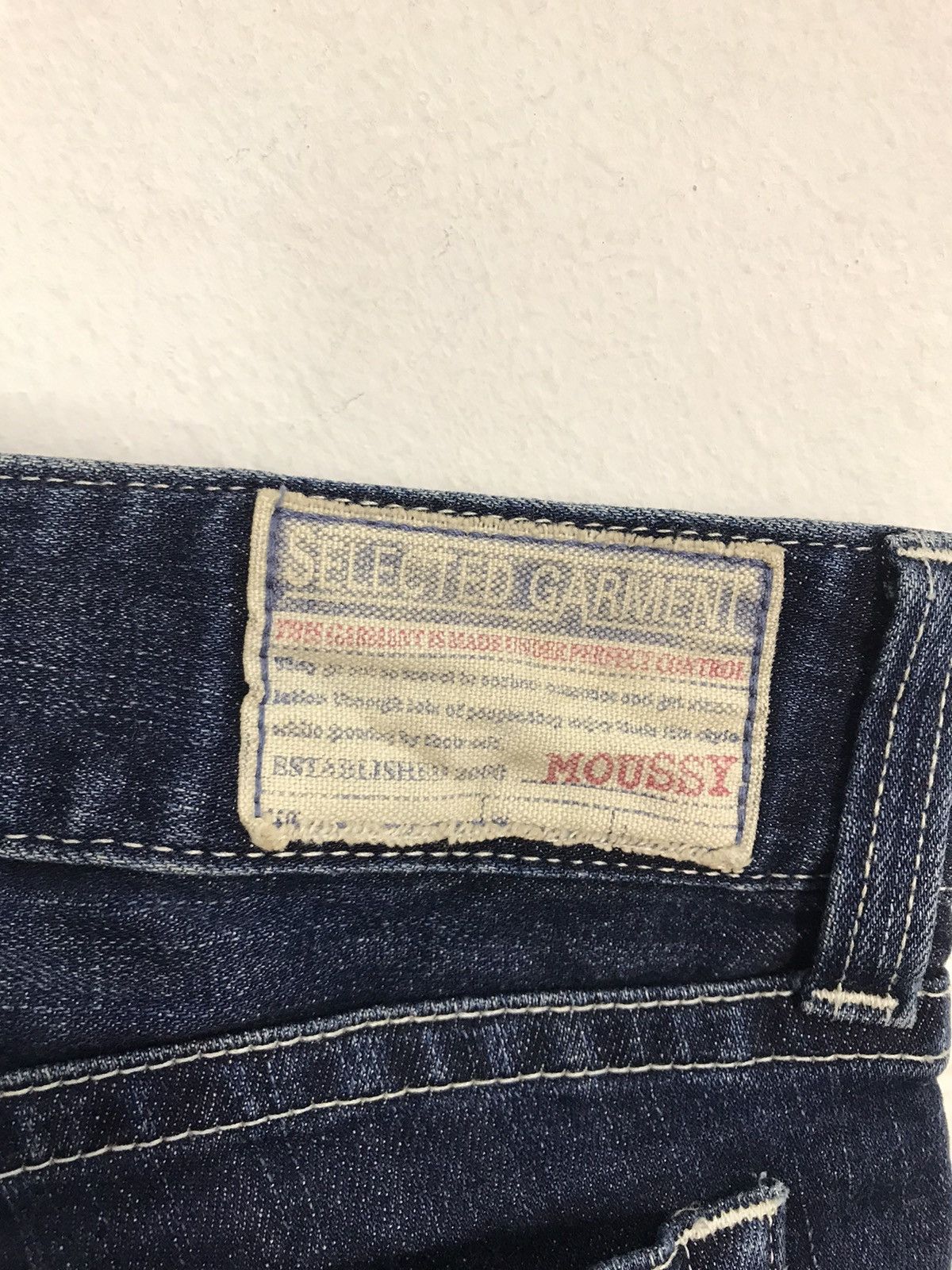 Japanese Brand × Vintage Moussy Selected Garment Skinny Cut Size Waist 32 33 Size US 32 / EU 48 - 6 Thumbnail