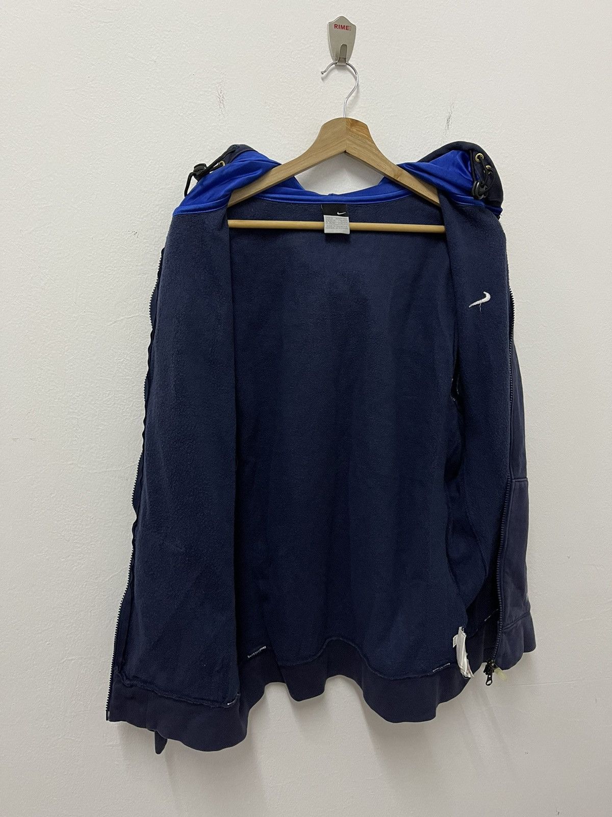Japanese Brand × Nike × Vintage Vintage Nike Swoosh Mini Logo Zipper Hoodie Size US M / EU 48-50 / 2 - 7 Thumbnail