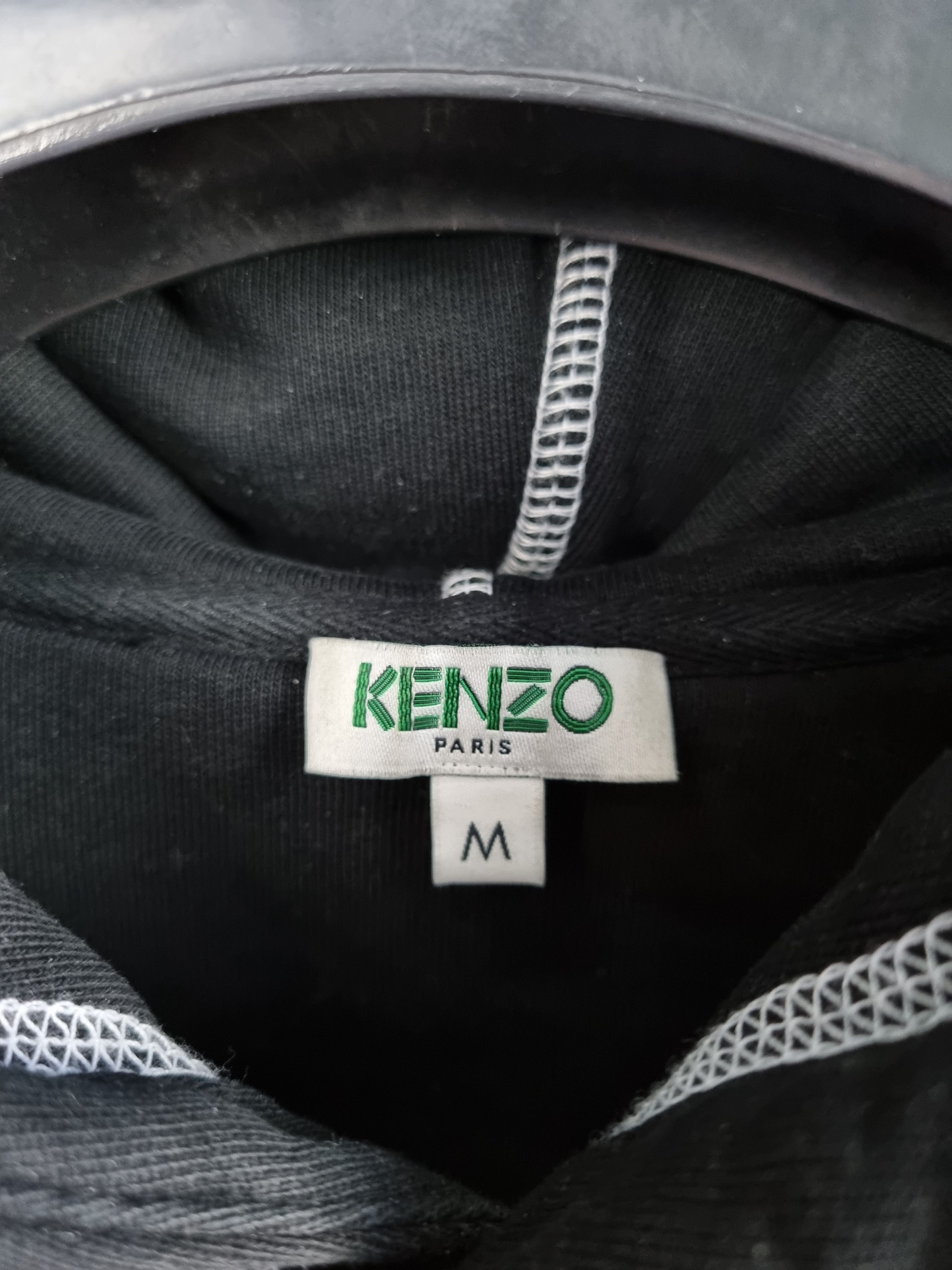 Kenzo Contrast Stitching KENZO Tiger Embroidered Logo Hoodie Size US M / EU 48-50 / 2 - 13 Thumbnail