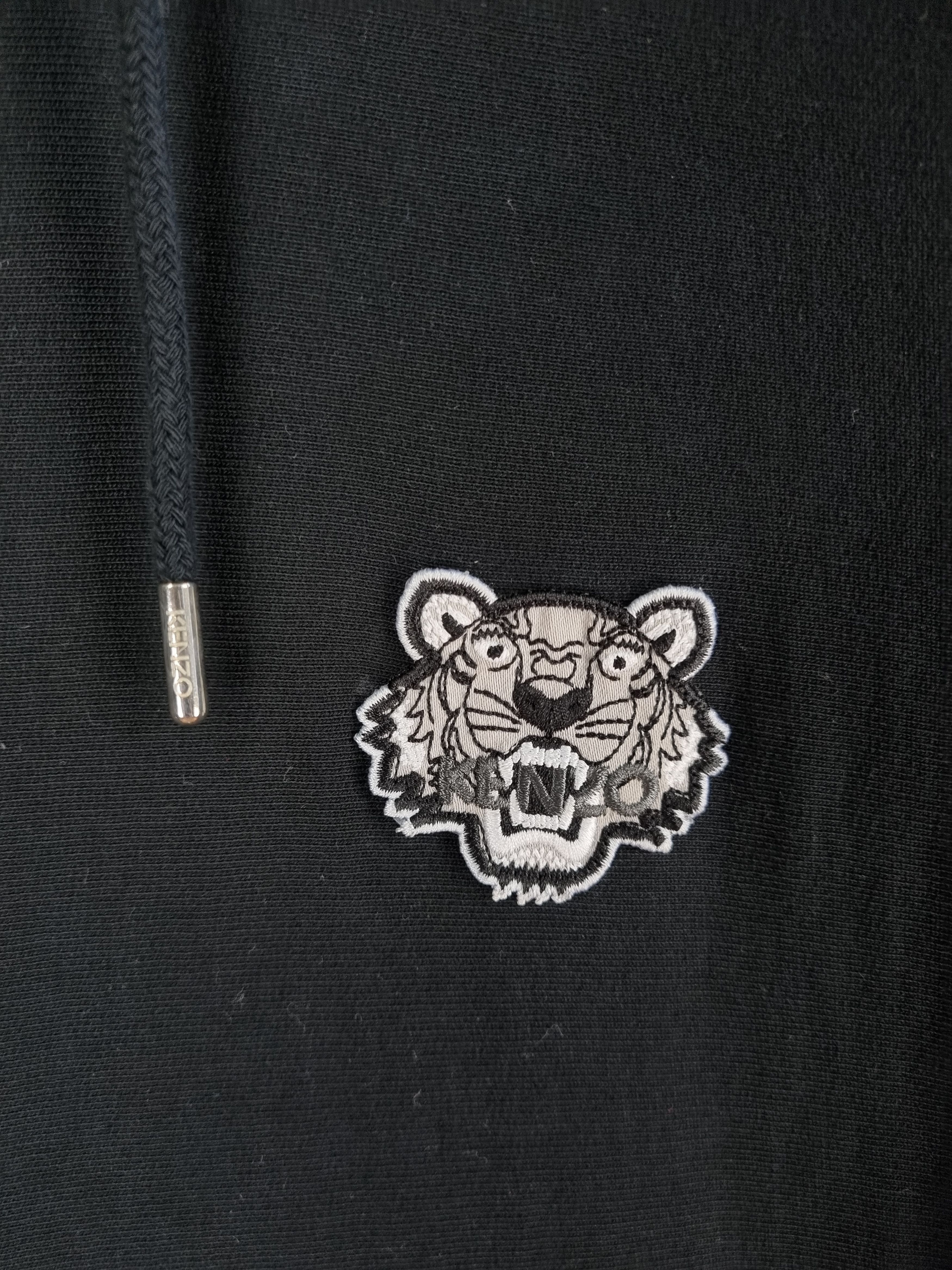 Kenzo Contrast Stitching KENZO Tiger Embroidered Logo Hoodie Size US M / EU 48-50 / 2 - 12 Thumbnail