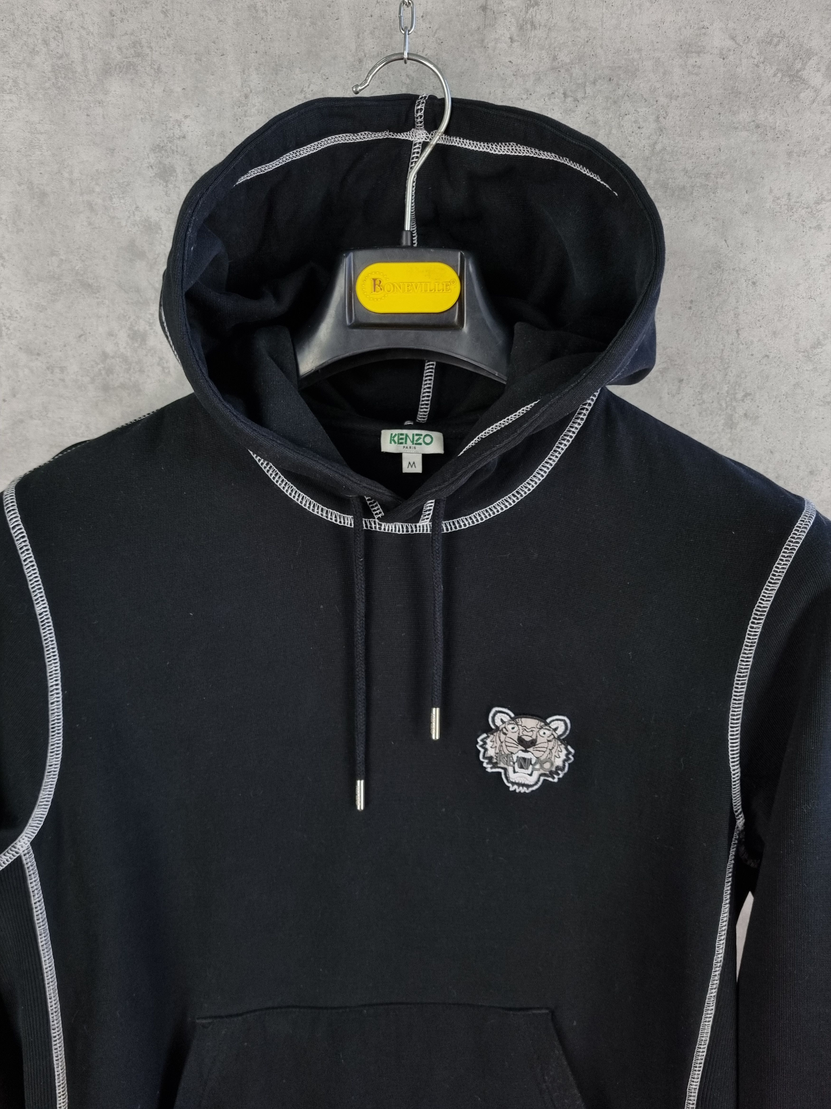 Kenzo Contrast Stitching KENZO Tiger Embroidered Logo Hoodie Size US M / EU 48-50 / 2 - 3 Thumbnail
