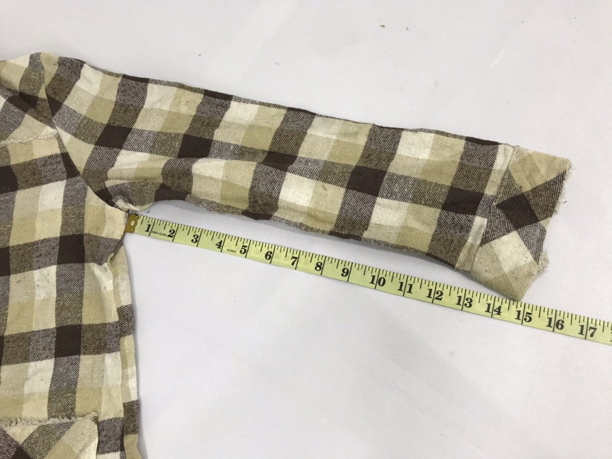Flannel Vintage Datum Line Plaid Checked Double Pockets Winter Wear Size US M / EU 48-50 / 2 - 11 Thumbnail
