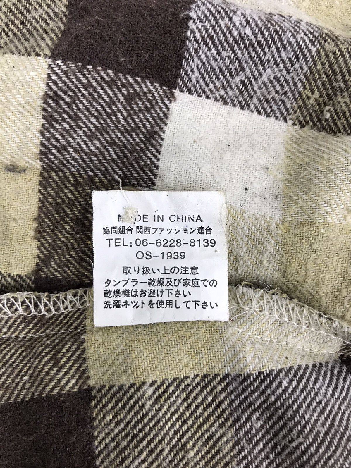Flannel Vintage Datum Line Plaid Checked Double Pockets Winter Wear Size US M / EU 48-50 / 2 - 8 Thumbnail