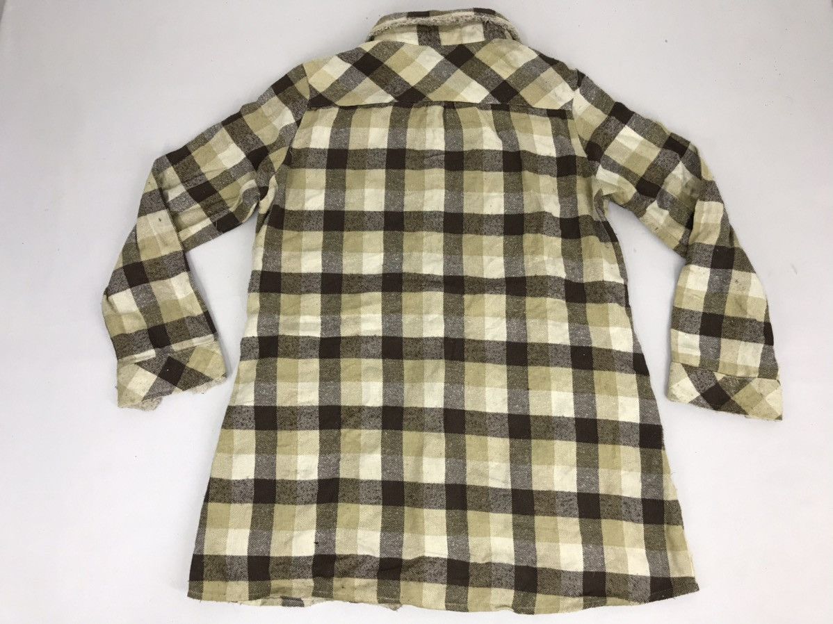 Flannel Vintage Datum Line Plaid Checked Double Pockets Winter Wear Size US M / EU 48-50 / 2 - 2 Thumbnail