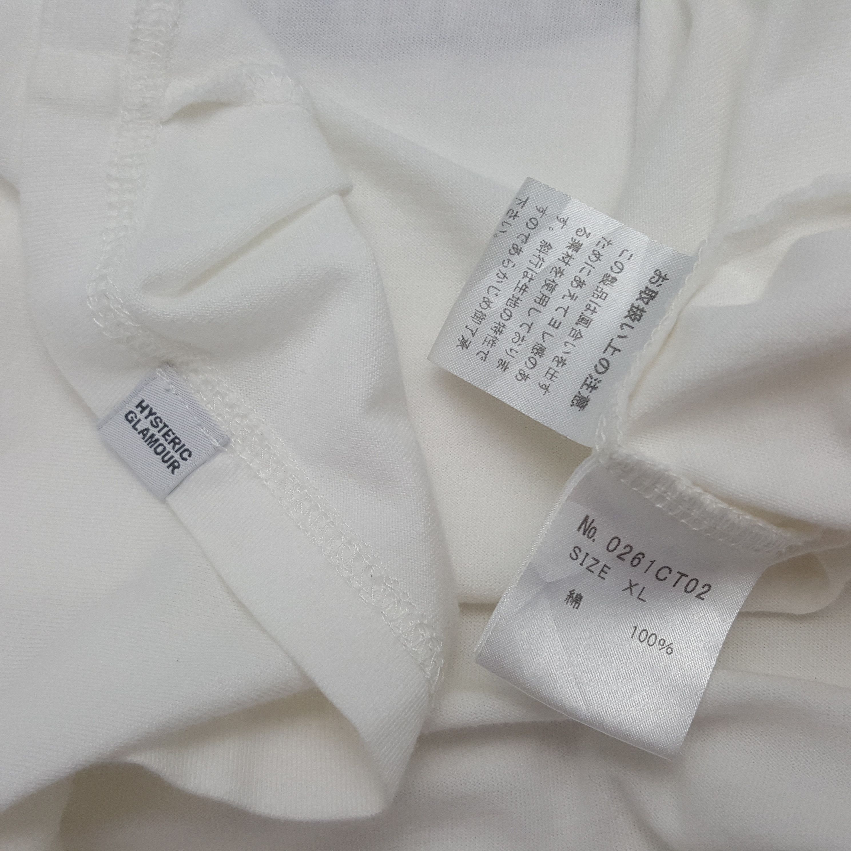 Hysteric Glamour Vintage Hysteric Glamour Japanese Brand Sexy Design Tshirt Size US M / EU 48-50 / 2 - 6 Thumbnail