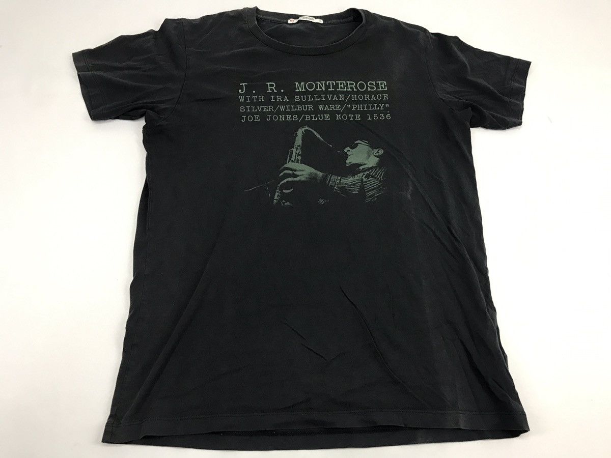 Band Tees × Japanese Brand × Uniqlo Uniqlo X J. R. Monterose American Saxophonist Nice Design Size M / US 6-8 / IT 42-44 - 1 Thumbnail