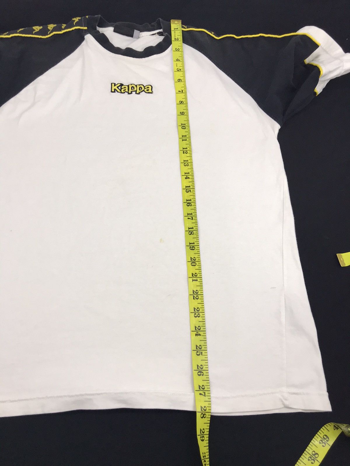 Kappa Kappa Side Tape Sleeve Embroidery Spell Out Size US L / EU 52-54 / 3 - 9 Thumbnail