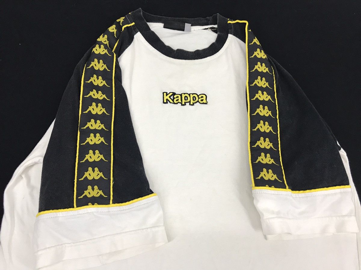 Kappa Kappa Side Tape Sleeve Embroidery Spell Out Size US L / EU 52-54 / 3 - 14 Thumbnail
