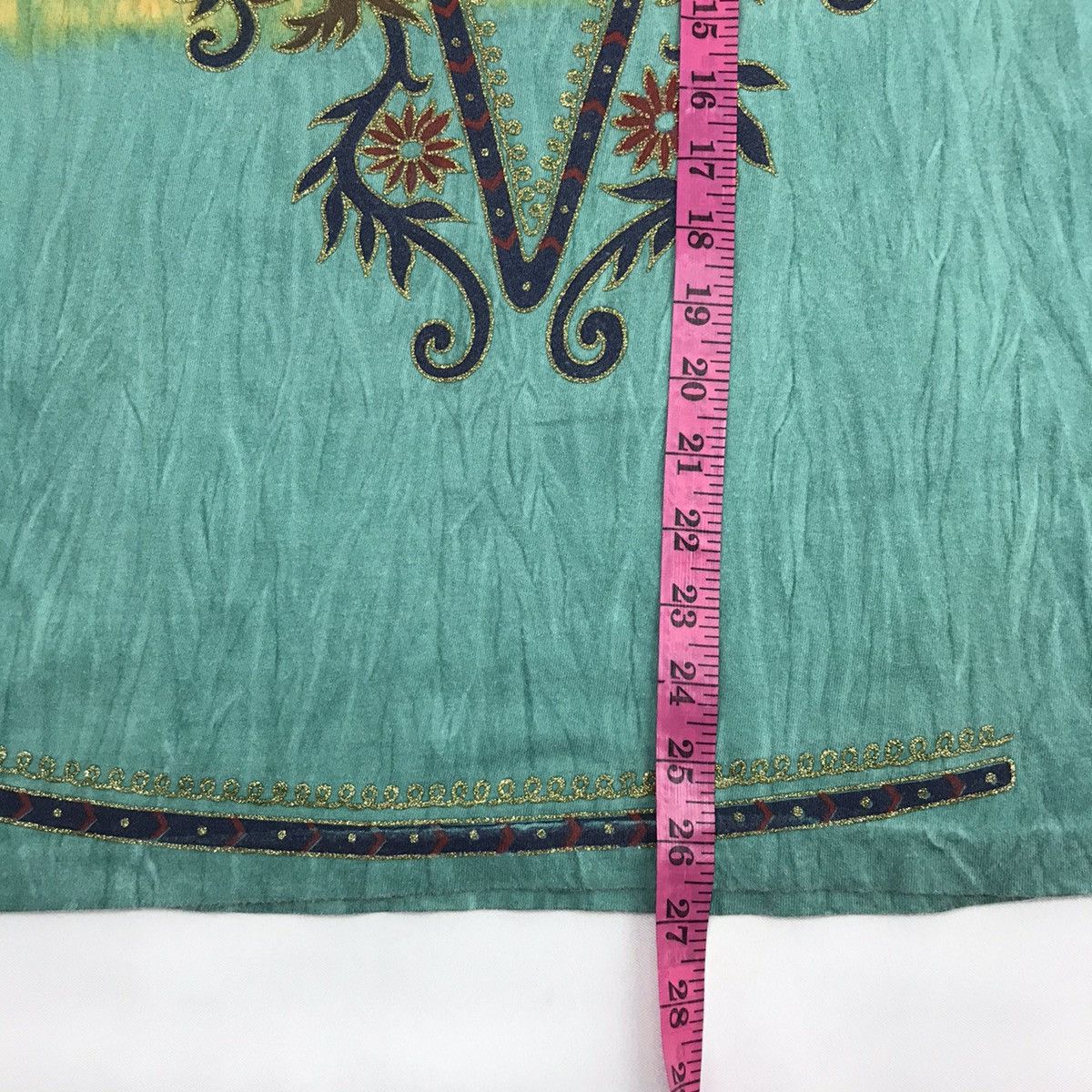 Vintage Vintage Tye Dye Floral Design Tag Hering Made in Brazil Size US M / EU 48-50 / 2 - 6 Thumbnail