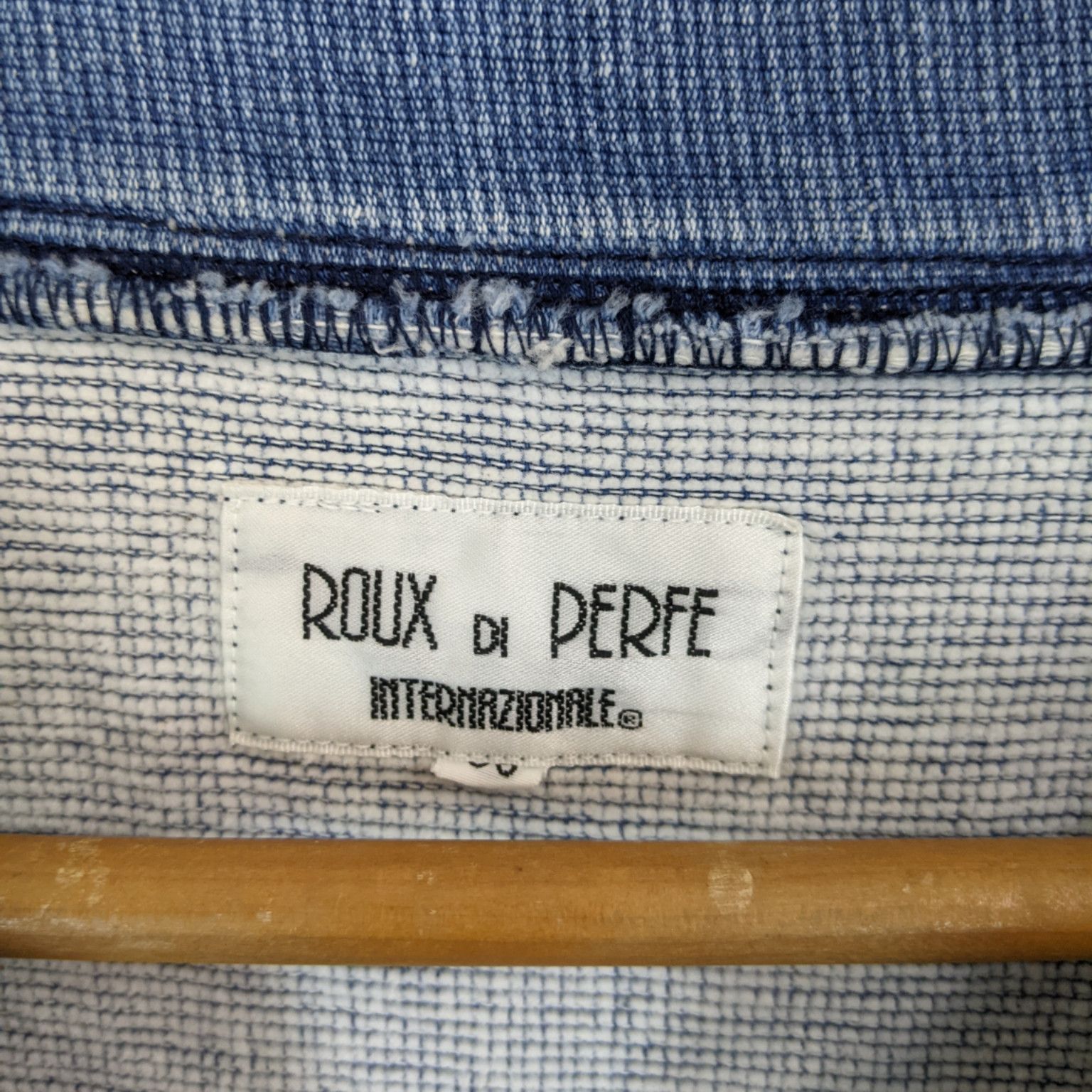 Designer × Japanese Brand ROUX DI PERFE Denim Jeans Pullover Jacket Size US XXL / EU 58 / 5 - 10 Thumbnail