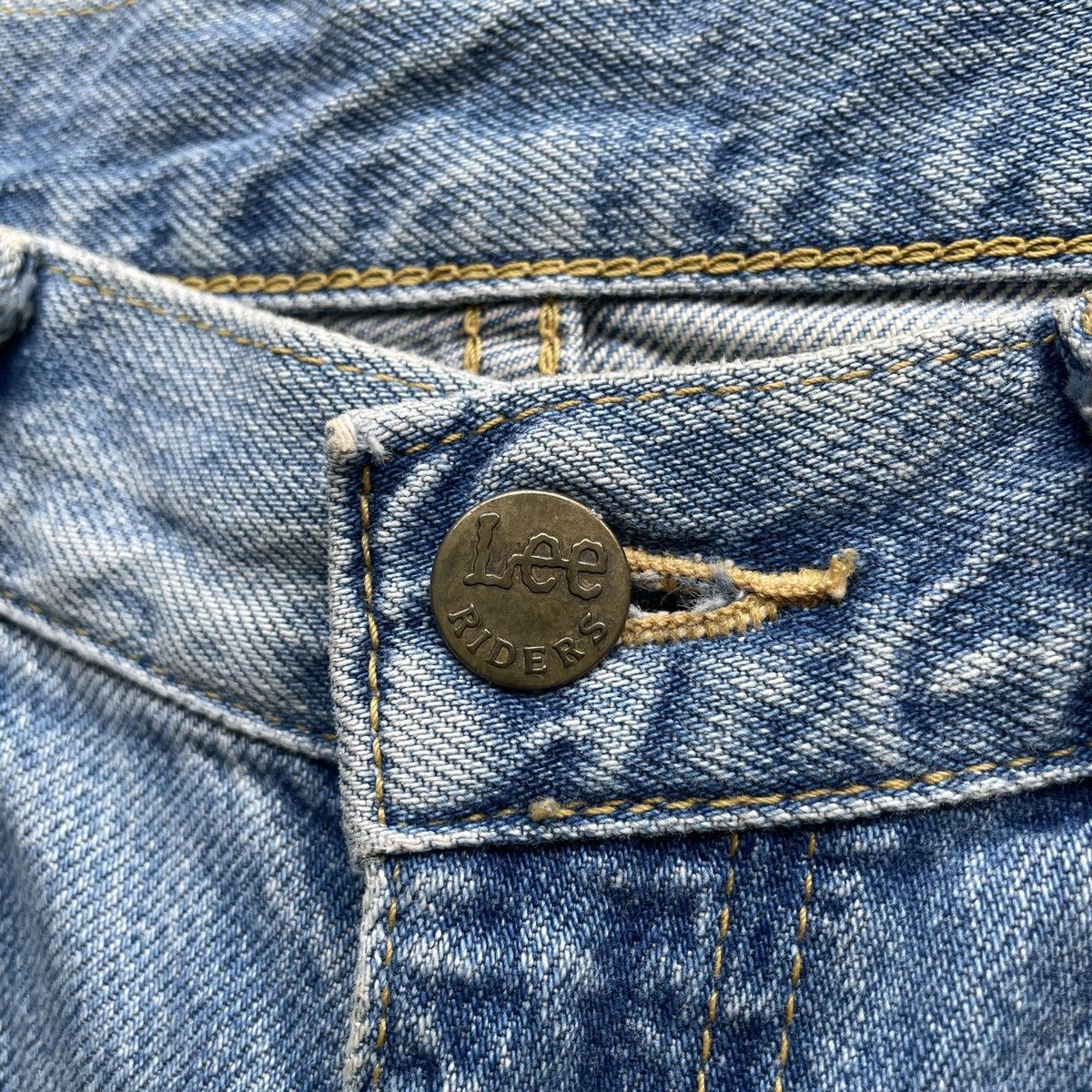 Japanese Brand W29🔥 Vintage Lee Straight Faded Denim Jeans Pants Size US 29 - 6 Thumbnail