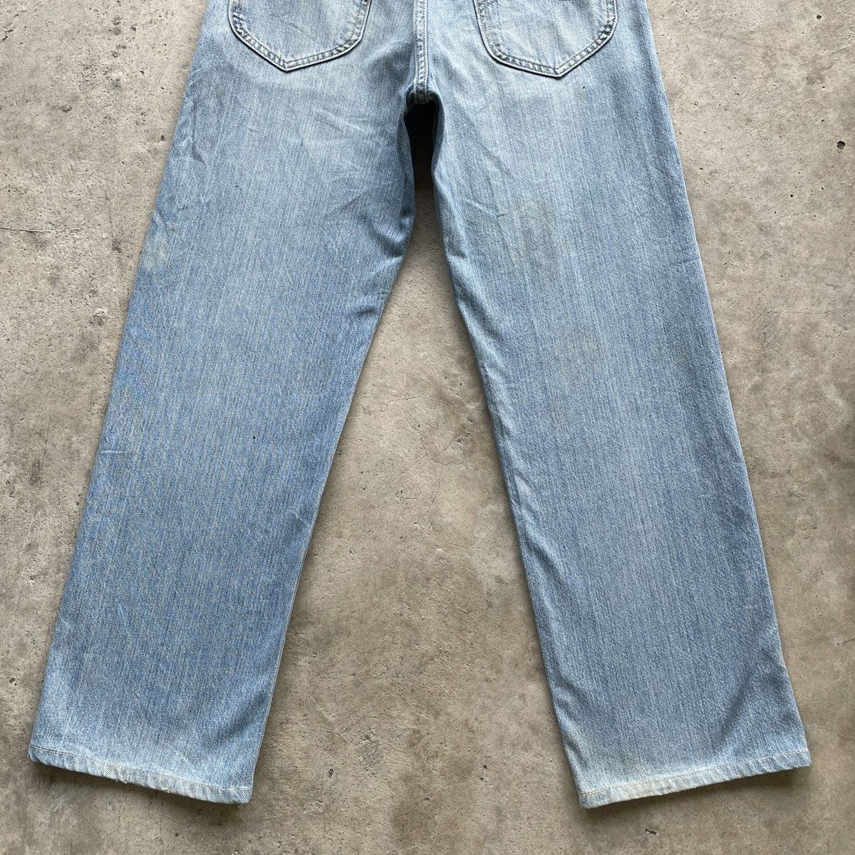 Japanese Brand W29🔥 Vintage Lee Straight Faded Denim Jeans Pants Size US 29 - 10 Thumbnail