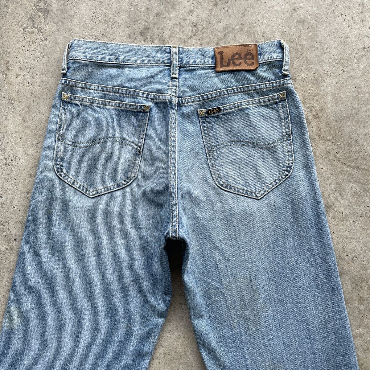 Japanese Brand W29🔥 Vintage Lee Straight Faded Denim Jeans Pants Size US 29 - 9 Thumbnail
