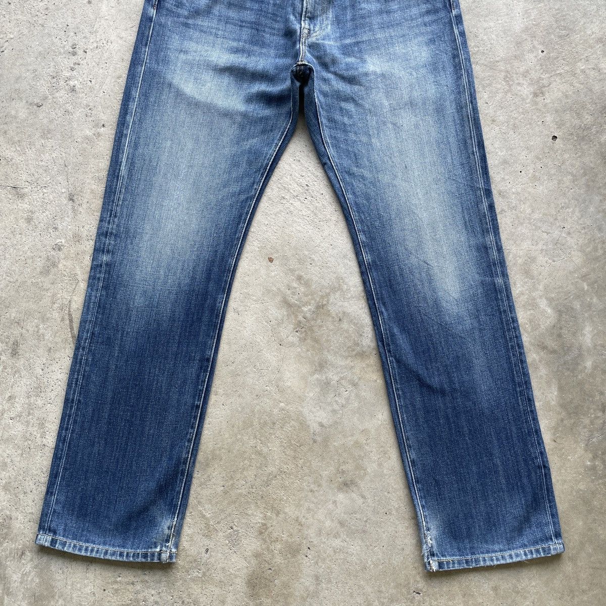 Japanese Brand × Jean × Vintage Vintage Japanese Brand Faded Denim Jeans Pants W33x31 Size US 33 - 4 Thumbnail