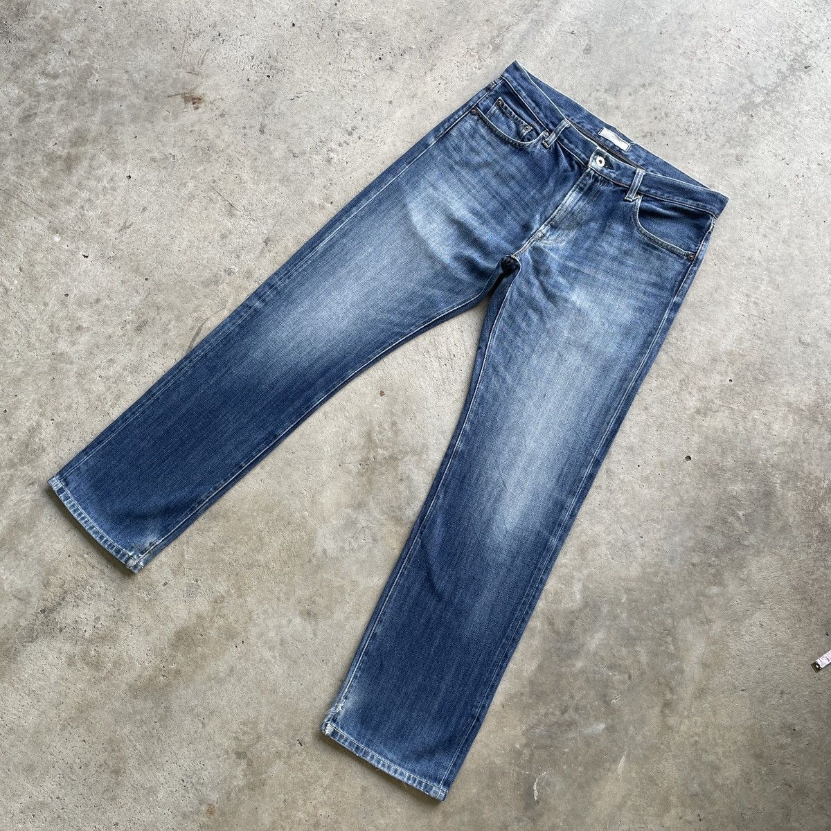 Japanese Brand × Jean × Vintage Vintage Japanese Brand Faded Denim Jeans Pants W33x31 Size US 33 - 2 Thumbnail