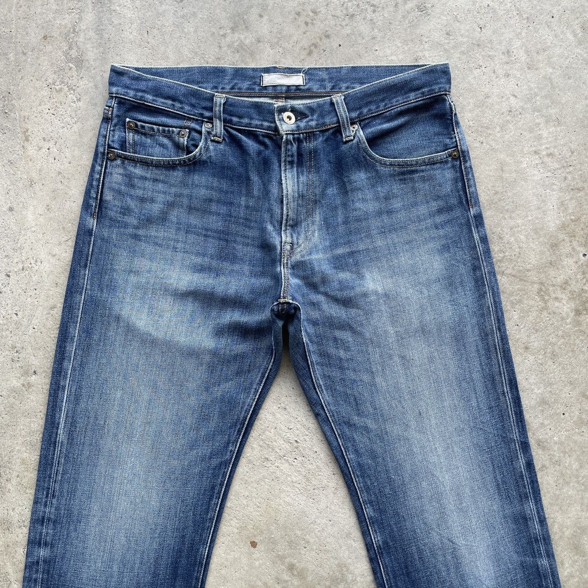 Japanese Brand × Jean × Vintage Vintage Japanese Brand Faded Denim Jeans Pants W33x31 Size US 33 - 3 Thumbnail