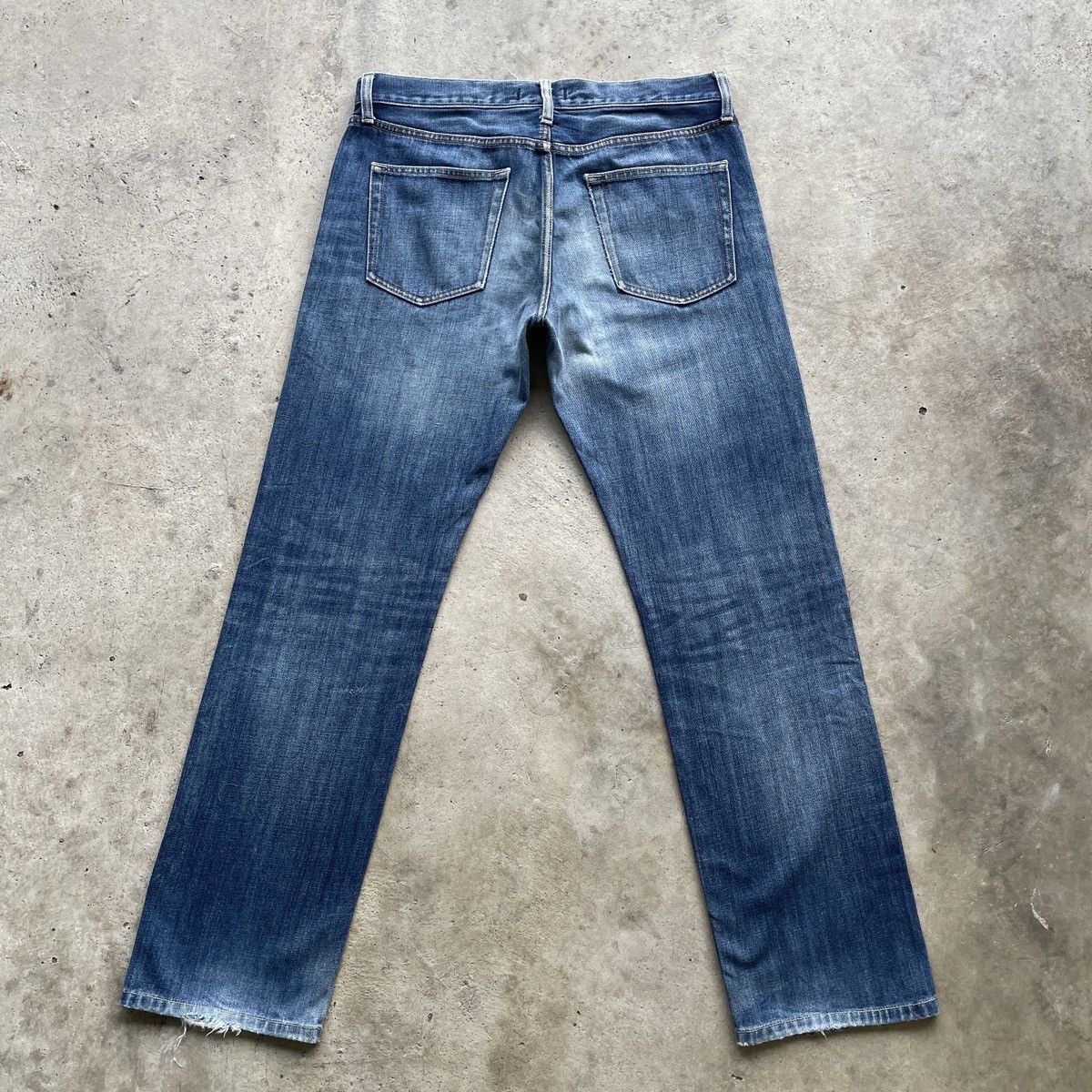 Japanese Brand × Jean × Vintage Vintage Japanese Brand Faded Denim Jeans Pants W33x31 Size US 33 - 10 Thumbnail