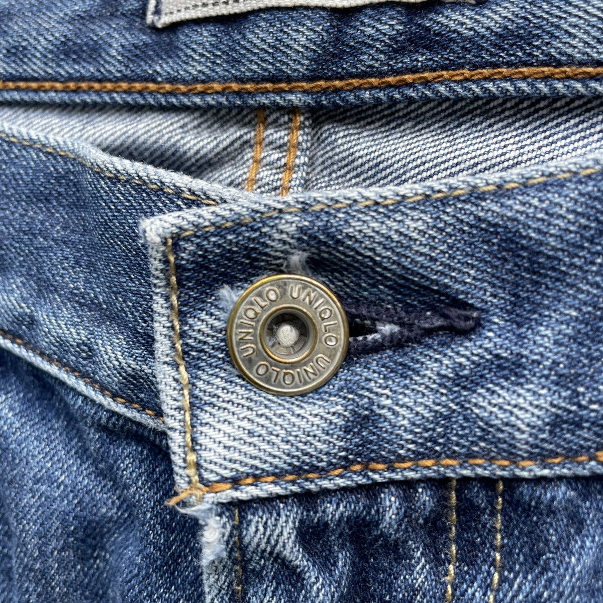 Japanese Brand × Jean × Vintage Vintage Japanese Brand Faded Denim Jeans Pants W33x31 Size US 33 - 5 Thumbnail