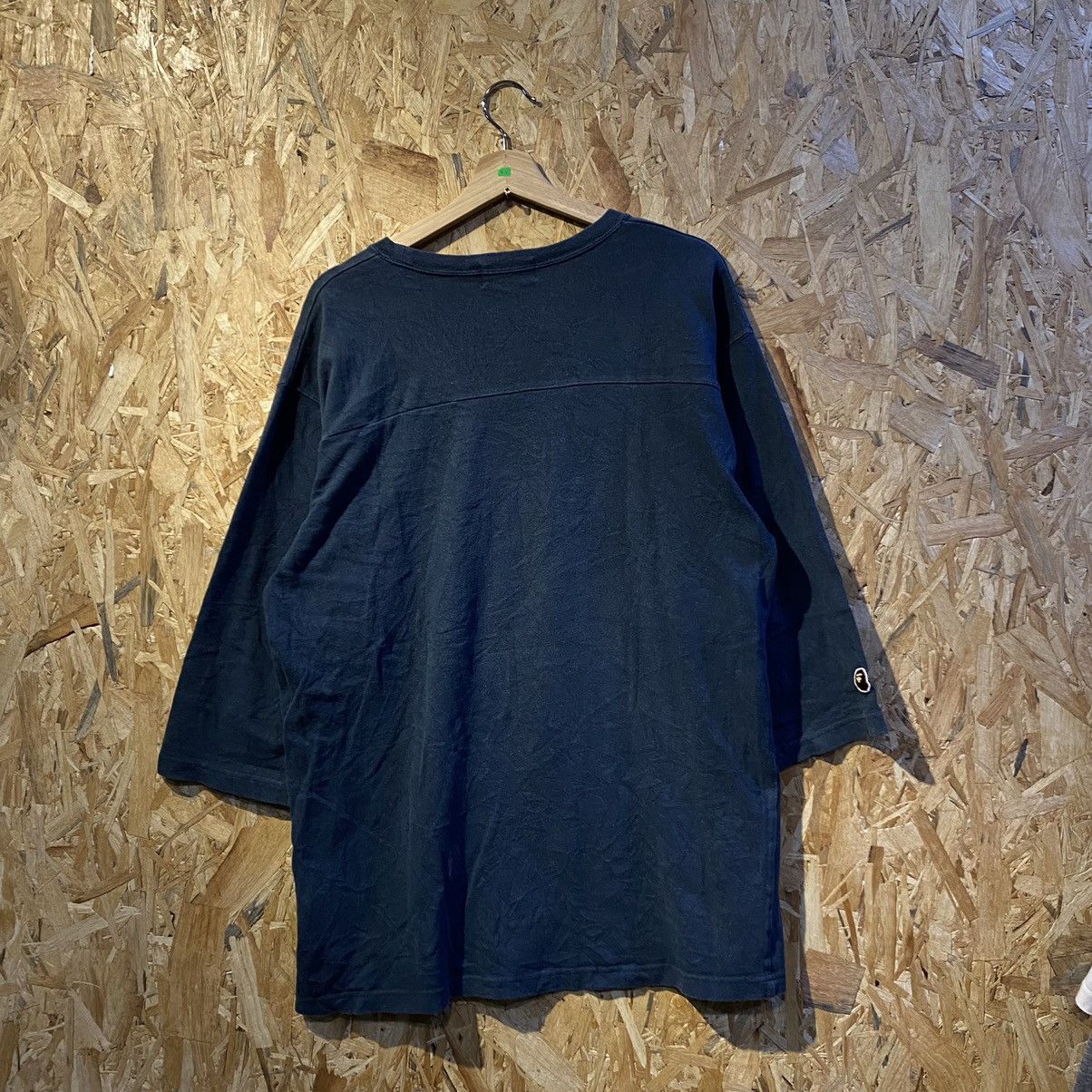 Bape SPECIAL SIZE‼️Bape College 3Quarter Sleeve T-Shirt Size US XL / EU 56 / 4 - 2 Thumbnail
