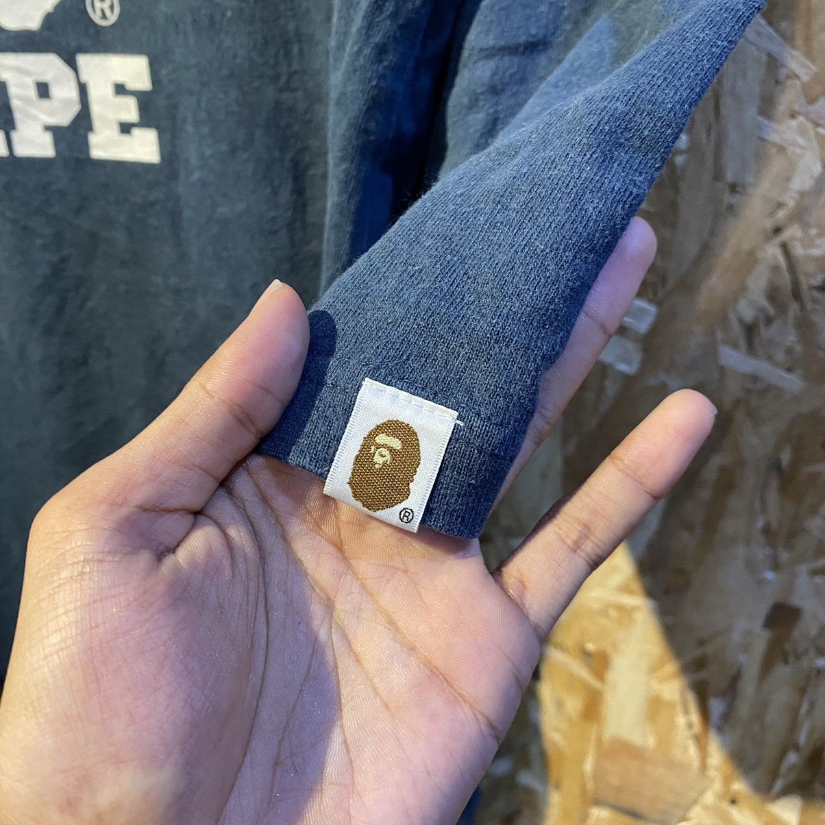 Bape SPECIAL SIZE‼️Bape College 3Quarter Sleeve T-Shirt Size US XL / EU 56 / 4 - 5 Thumbnail