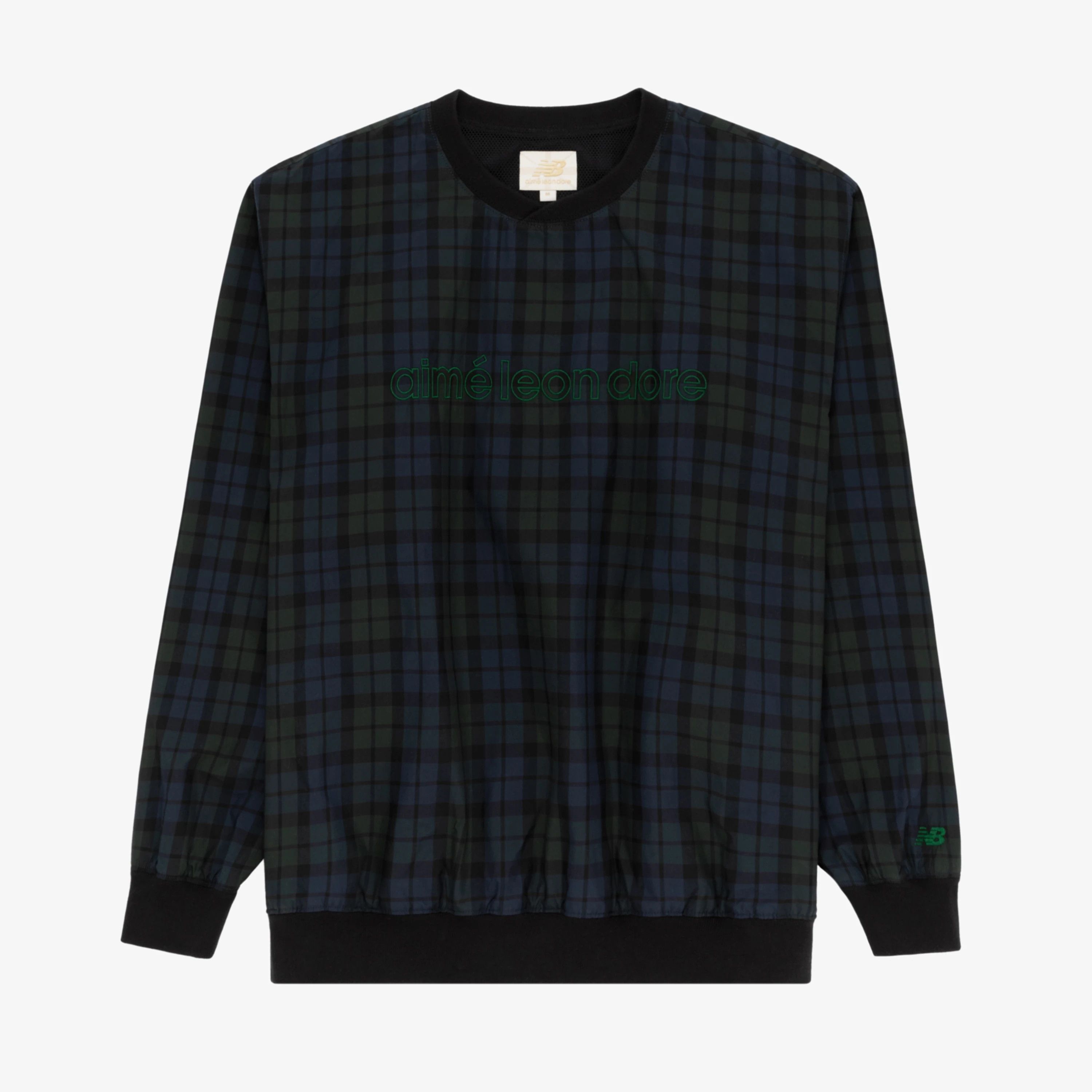 image of Aime Leon Dore x New Balance Ald / New Balance 991 Nylon Pullover Size M in Blackwatch, Men's