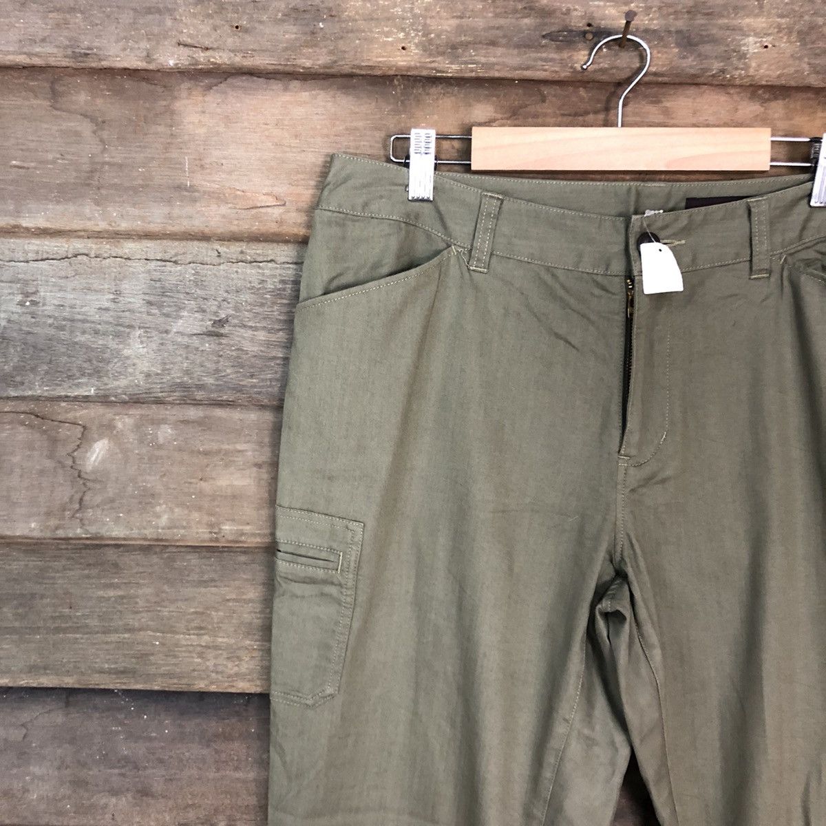 Japanese Brand Green Mount Multipocket Tactical cropped Cargo Pants #4389 Size US 31 - 6 Thumbnail