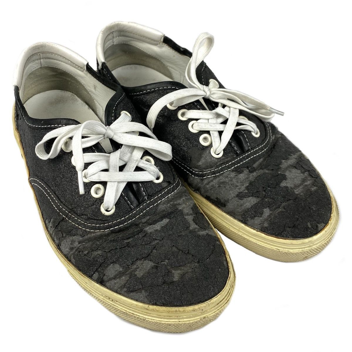 Saint Laurent Paris SAINT LAURENT PARIS SS14 GLITTER SKATE SNEAKERS Size US 8 / EU 41 - 3 Thumbnail