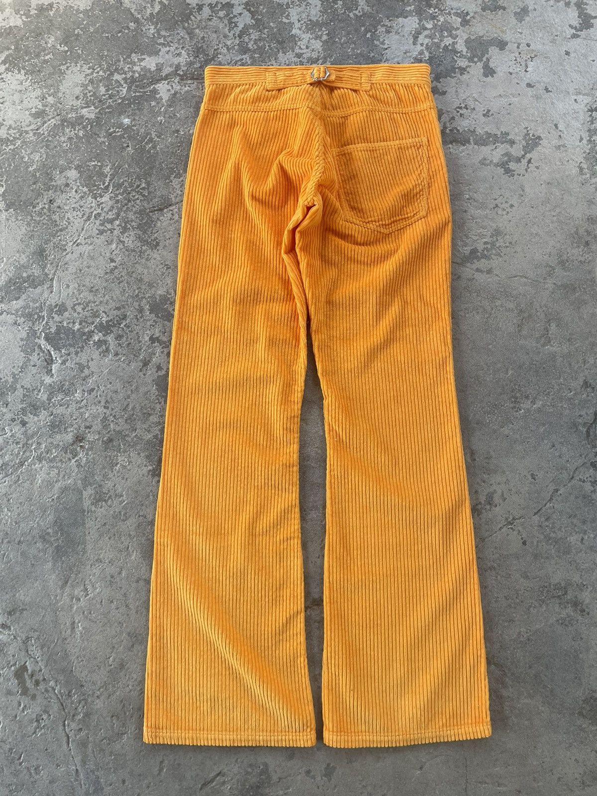 ERL RARE ERL Orange Corduroy Flare Pants with back buckle Size US 30 / EU 46 - 4 Thumbnail