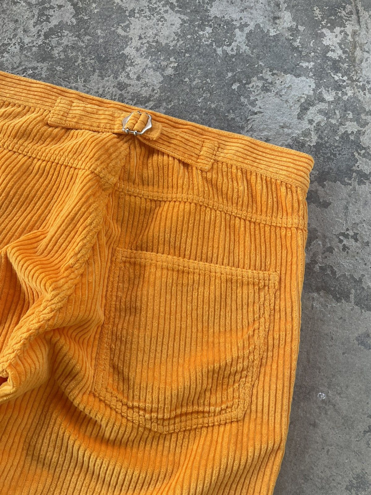 ERL RARE ERL Orange Corduroy Flare Pants with back buckle Size US 30 / EU 46 - 5 Thumbnail