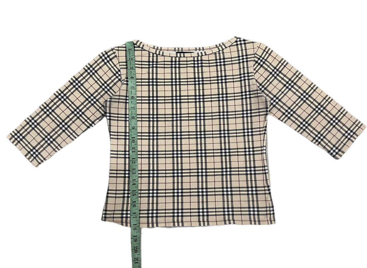 Burberry × Japanese Brand × Vintage Vintage Burberry Novacheck Crop Tops Size S / US 4 / IT 40 - 6 Thumbnail