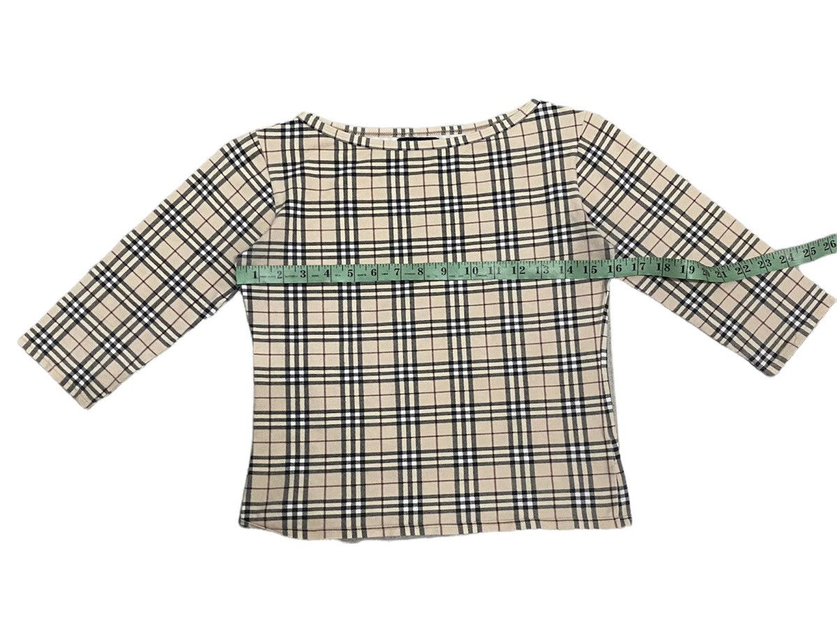 Burberry × Japanese Brand × Vintage Vintage Burberry Novacheck Crop Tops Size S / US 4 / IT 40 - 5 Thumbnail